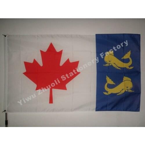 Canada Coastguard Flag 150X90cm (3x5FT) 120g 100D Polyester Double Stitched High Quality Free Shipping
