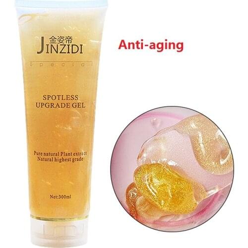 Galvanic RF IPL Ultrasonic Beauty Instrument Conductive Wrinkle Firming Gel Enhance Whitening Gold Collagen Gel 300ml/pcs