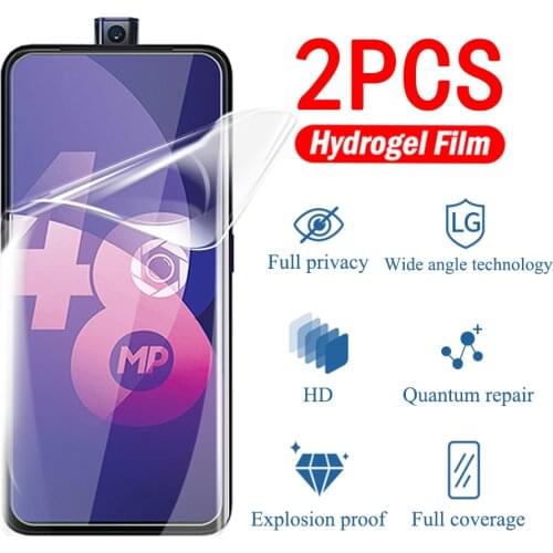 2Pcs F11 PRO Hydrogel Film For OPPO F11 PRO F9 PRO F7 F5 Youth F1s Soft Film Full Cover Screen Protector Not Protective Glass
