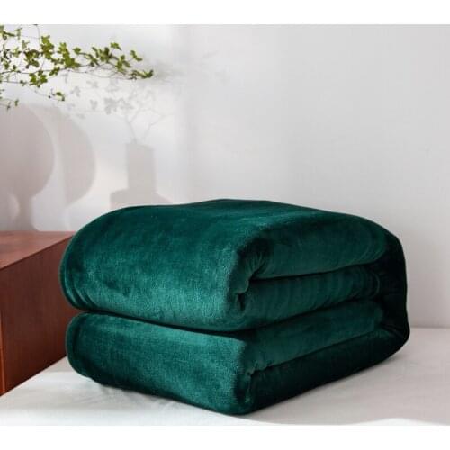 Summer Quilt Air-Conditioning Super Soft Blanket Stripe Solid Fleece Blanket Bedspread Throw On Sofa BedCover Thickness Bedsheet