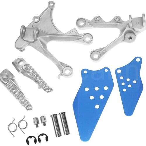 Motorcycle Front Foot Rest Pegs Pedal Footrests For Kawasaki Ninja ZX6R ZX 6R ZX-6R 2005 2006 2007 2008 Motorbike Accessories