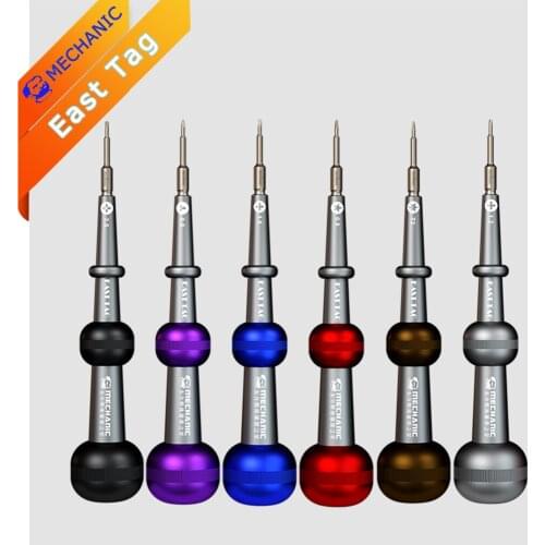 Screwdriver MECHANIC East Tag Precision Strong Magnetic High Hardness 360° Rotating Bearing Tools For Phone Camera Glasse Repair