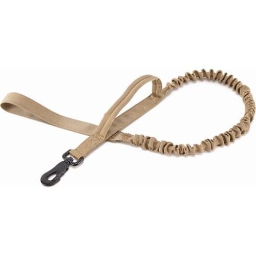 Pet Leash, Polyester Outdoor Training Tactical Leash for Pet Dogs, Bungee Leash with 2 Control Handles Big Dog Accessories