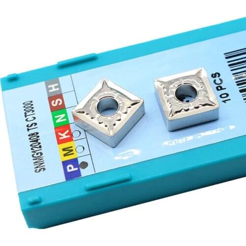SNMG120408 TS CT3000 10PCS External Turning Tools Cermet Grade Carbide Insert Lathe Cutter Tool Tokarnyy Turning Insert