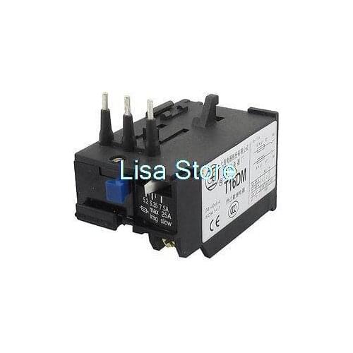 T16DM Manual Reset 3 Pole Electric Thermal Overload Relay 5.2A-7.5A 1NO 1NC
