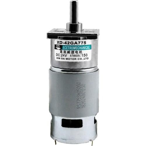 DC Deceleration 775 Motor 12V/24V High Power Large Torque Small Motor Forward and Reverse Speed Regulation Slow Motor Gear Motor