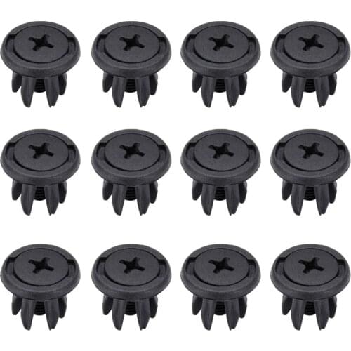 Pack Of 12 Rivet Parts Expanded Buckle Plastics Car Replacement Part For Mini Cooper