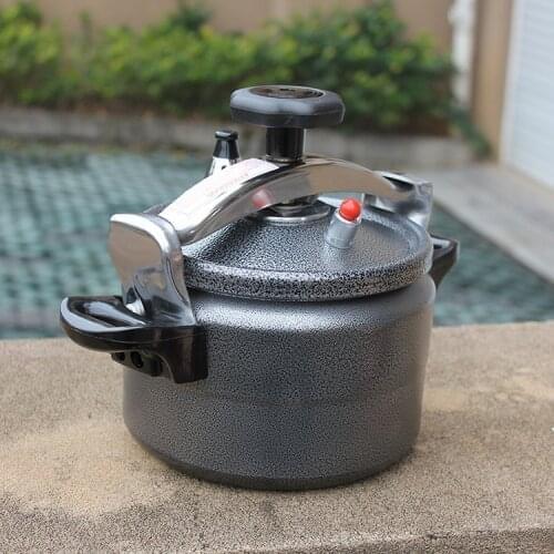 Explosion-proof Small Pressure Cooker Household Aluminum Pressure Cooker Black Open Flame Gas Autoclave Tiger Rice Cooker Pressu