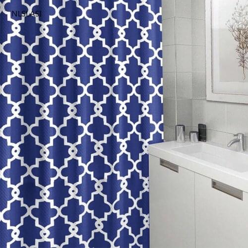 Printing Polyester Shower Curtain with Hook Waterproof Mildew Proof Home Supplies Bathroom Accessories Decorations Curtain