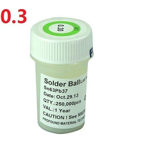 0.3mm PMTC 250k soldering balls lead solder balls for BGA reballing