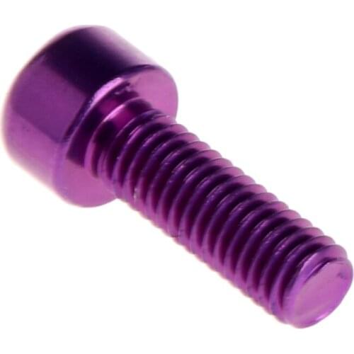 1 Pair Bike Water Bottle Cage Bolts M5 Aluminium Alloy Hex Socket Tapping Screws RXBC