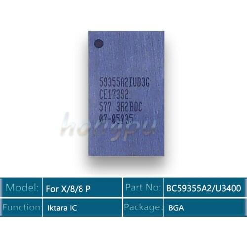 5pcs/lot U3400 BCM59355A2IUB3G for iphone X/8/8plus 59355A2IUB3G Iktara wireless charging IC Chip