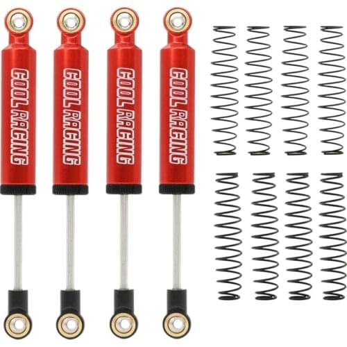 90mm Built-in Spring/Bow Metal Shock Absorber Shock Absorber for D90 SCX10 90046 TRX-4