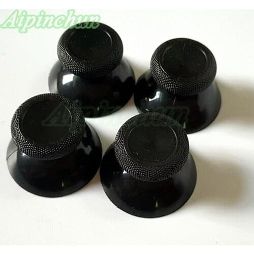 Aipinchun 4Pcs Black 3D Analog Joystick Cap Replacement For Microsoft Xbox One Controller Thumbsticks Xboxone Repair Parts