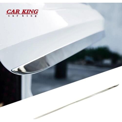 2022 2021 Stainless steel decor Car Rear Back Trunk Tailgate Door Trim Cover For Toyota Highlander Exterior Accessories 1 PCS