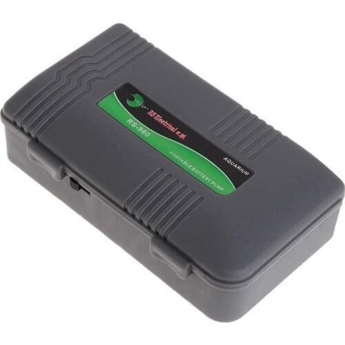 RS Electrical Air Pump Portable Aquarium Fish Tank Battery Powered Oxygen Aerator With Stone Promotion