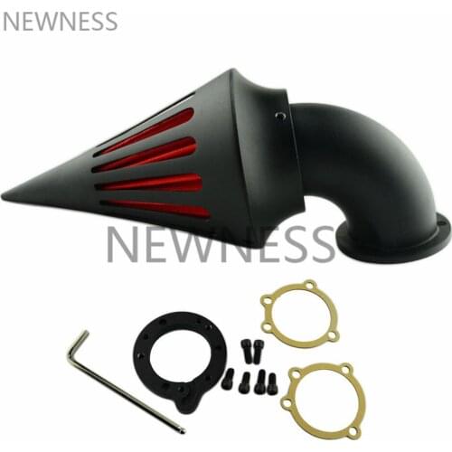 Motorcycle Air Cleaner Filter w/Accessories For Harley CV Carburetor Sportster Black CV & S&S Carburetors