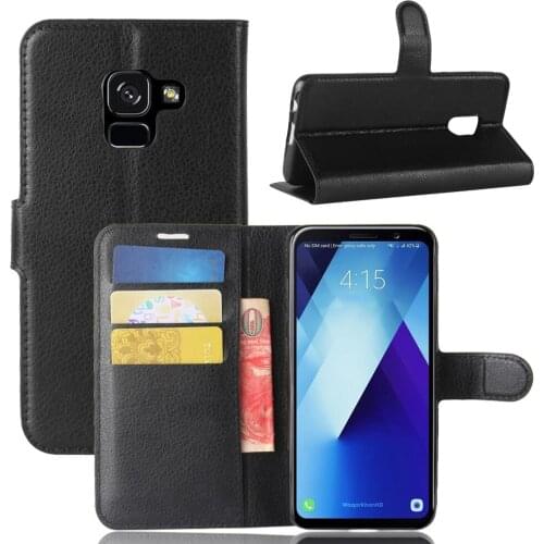 For Samsung A8 PLUS A8+ 2018 A730F Case Flip Leather Phone Case For Samsung A8+ 2018 A730F Wallet Leather Stand Cover Filp Cases