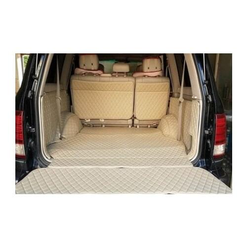 Good quality! Full set car trunk mats for Lexus LX 470 5 seats 2007-1998 waterproof boot carpets cargo liner mats for LX470 2005