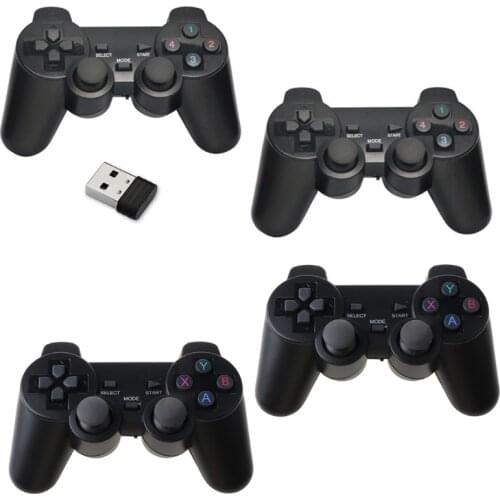 2021 New USB Wireless Double Handle Game Controller Joystick Vibration Gamepad for PC