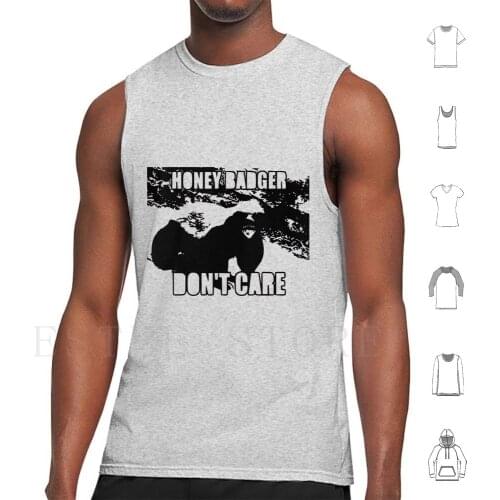 Honey Badger Don'T Care Tank Tops Vest Sleeveless Honey Badger Dont Care Wallet Graphics
