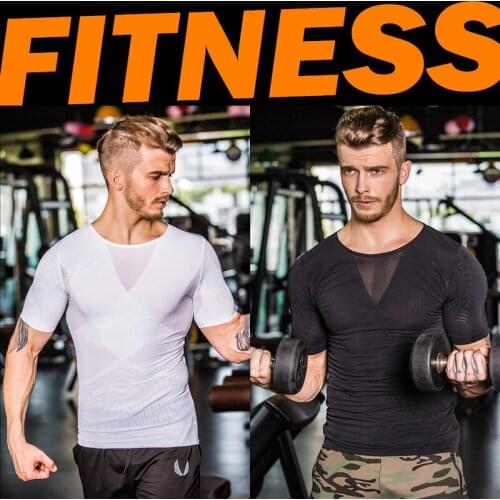 New 2021 Seamless upgrade power net cloth toning vest X Cross beam chest GYM fitness training Joggers running men\s garment