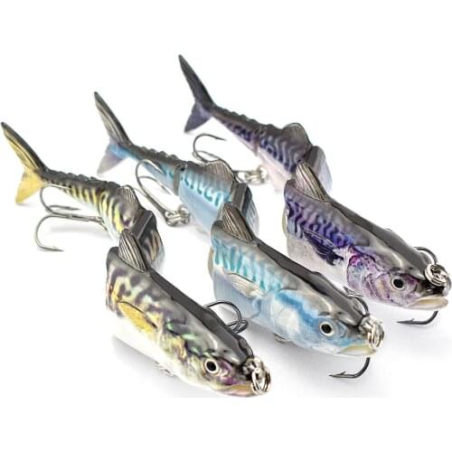 ODS 4 section tuna lure Swimbait 15cm 31g Free Sample Fishing lures Hard Jointed Bass Fishing Lures for Saltwater and Freshwater