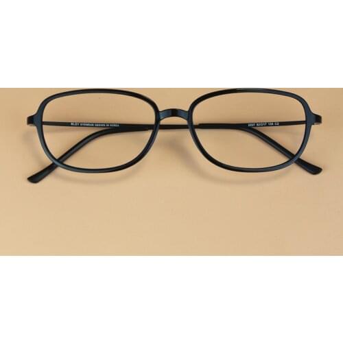 Korean Tungsten Carbon Plastic Steel Ultra Light Fine Eyeglass Frame Ellipse Male and Female Small Face Students