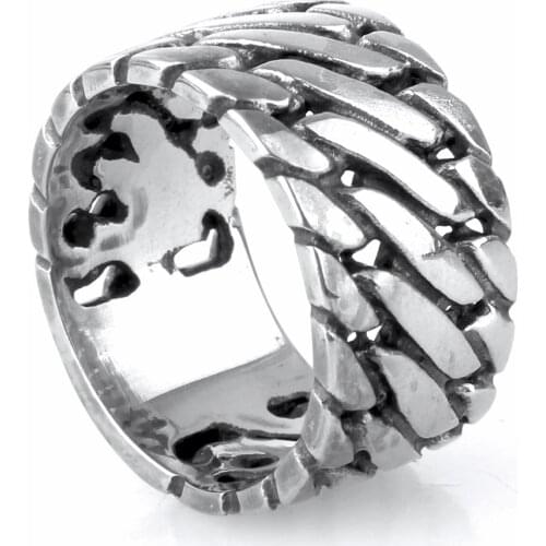 Wholesale Bulk Hot Sale 316 Stainless Steel Luxury Mens Rings Wedding Jewelry
