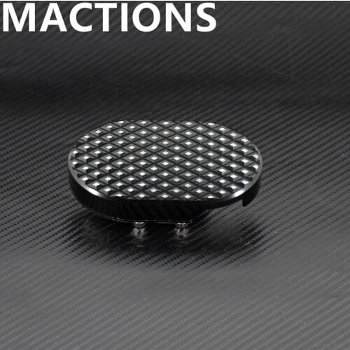 Brake Pedal Pad Cover Footpeg Grill CNC Billet For Harley Sportster XL1200 Dyna Fat Bob Softail V-Rod Street Night Rod