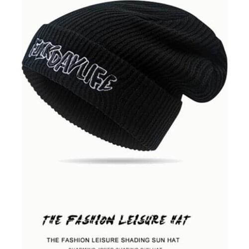 Beanies Hats Letter True Casual for Men Women Girl Boy Fashion Knitted Winter Hat Solid Hip-hop Skullies Hat Unisex Cap