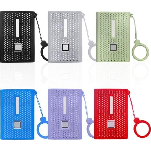 Silicone Protective Case Anti-Scratch Cover Sleeve Storage for Samsung T7 Touch Portable Solid State Drive SSD Accessories