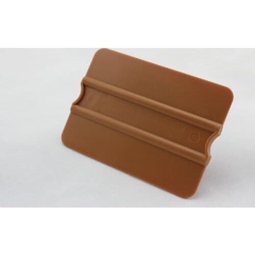 Vinyl Graphics Wallpaper Sticker Application Tool Scraper Hard Plastic Car Vinyl Wrap Decal Squeegee In Gold MO-70