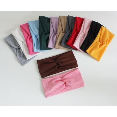 Knitted High Quality Yoga Hair Bands Sport Elastic Headbands 1PCS Sports Yoga Accessory Dance Biker Wide Headband Stretch Ribbon