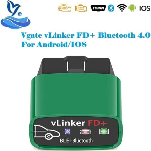 High quality vgate vlinker FD + ELM 327 Bluetooth 3.0 / 4.0 forscan WiFi auto diagnostic ODB2 automatic tool EIM 327 v 1 5