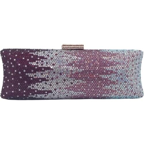 Bag For Women Elegant Women Long Evening Bags and Clutches Formal Cocktail Dinner Crystal Clutch Purses Bridal Rhinestones Bags