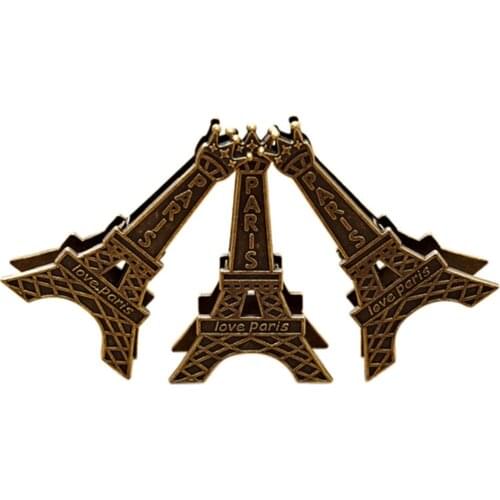1 PC Wedding Gift vintage Eiffel Tower Wedding Seats Clip Creative Name card note picture memo photo clip Holder