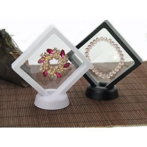 10 Pcs Jewellery Display Empty Coin Frame Watch Box 3D Commemorative Coin Badge Storage Boxs Frame Shadow Brooch Suspension Box