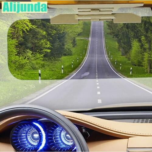 2-in-1 car sun visor for glare mirror for Ford Focus Fusion Escort Kuga Ecosport Chevrolet Cruze TRAX Aveo Lova Sail Opel Astra
