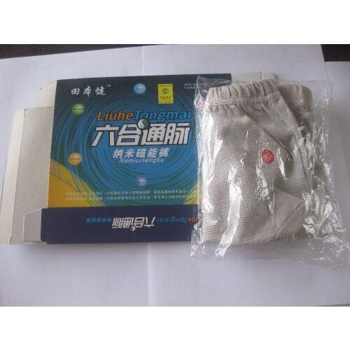 5pcs health pants panties nano magnetic pants tourmaline underwear briefs in elderly men and women health care underwear