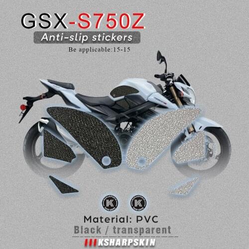 Motorcycle tank grip fuel tank traction pad side knee grip friction protector sticker for SUZUKI 15-16 GSX-S750