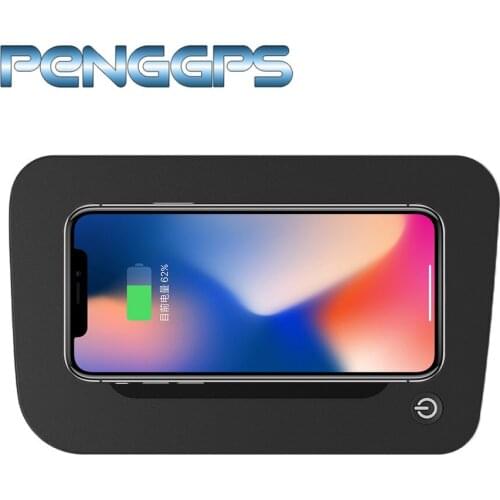 QI Wireless Car Charger For Toyota RAV4 2016 2017 Intelligent Infrared Fast Charging Car Phone Holder for IPhone for Huawei