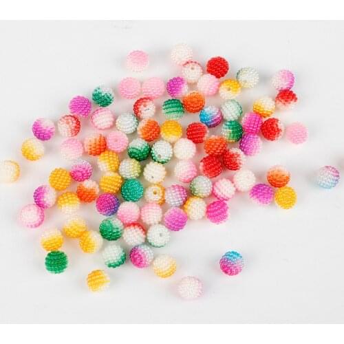 50pcs 10mm Plastic ABS Imitation Pearl Beads Colorful for Jewelry Findings DIY Necklace Earings Bracelet Jewelry Making