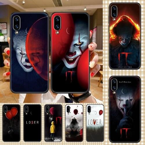 Stephen Kings It Phone case For Huawei Honor 6 7 8 9 10 10i 20 A C X Lite Pro Play black painting hoesjes soft shell art coque
