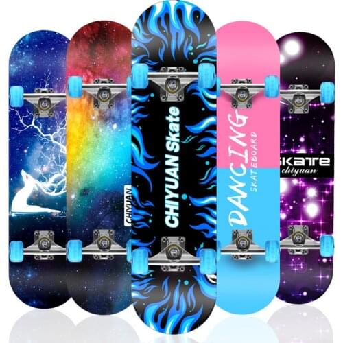 Professional Wooden Kids Girl Wholesale Custom Wheels Blank Patinetas Longboard Skateboard Skate Board Complete For Adults Boys