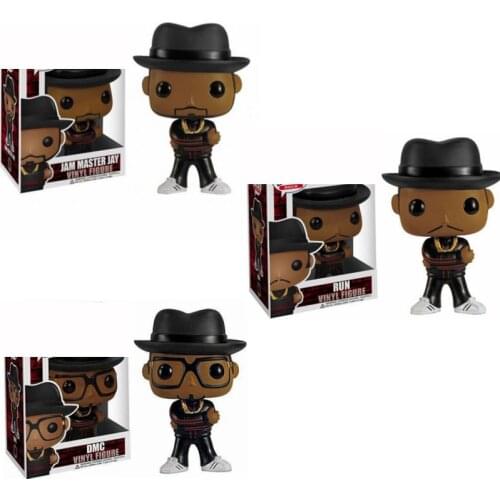 Rapper Star Run 9# Dmc 10# Jam Master Jay11# Action Figures Collection Model Toys for Children Birthday Gift