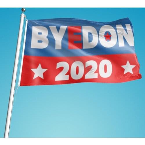 United States 2020 Flags Flag Well-designed Stick-shaped Campaign Banner For Byedon Hand Flags Fabric US Election Outdoor Decor