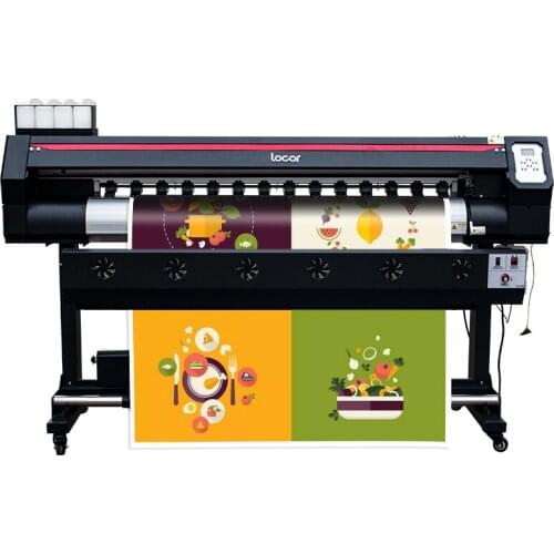 Best eco solvent printer Locor 1.6m easyjet with two dx5 heads car sticker outdoor solvent printer