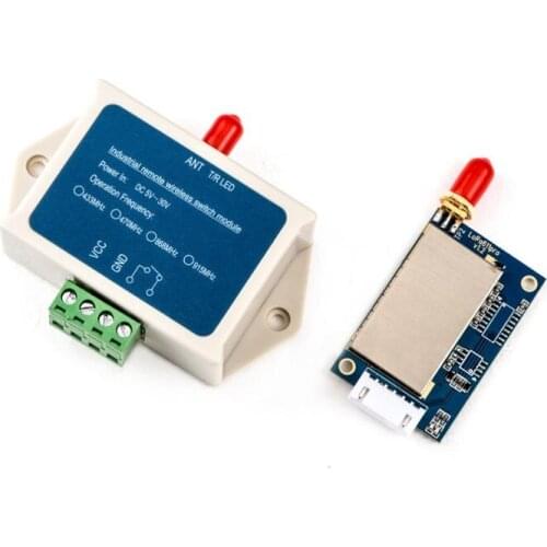 Dry contact Relay module SK200 100MW |MAX 6KM waterproof antenna Wireless Switch Control RF Module One Way turn on/off alarm