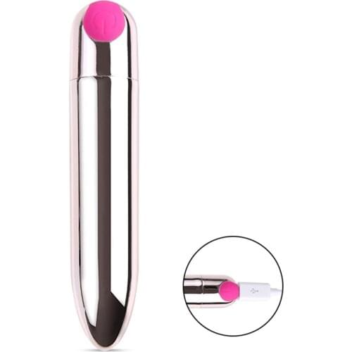 Powerful 10 Speeds Mini Bullet Vibrator Sex Toys for Woman G-Spot Clitoris Stimulator USB Rechargeable Female Vagina Masturbator